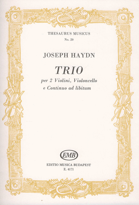 Trio für 2 Violinen, Violoncello und Continuo ad