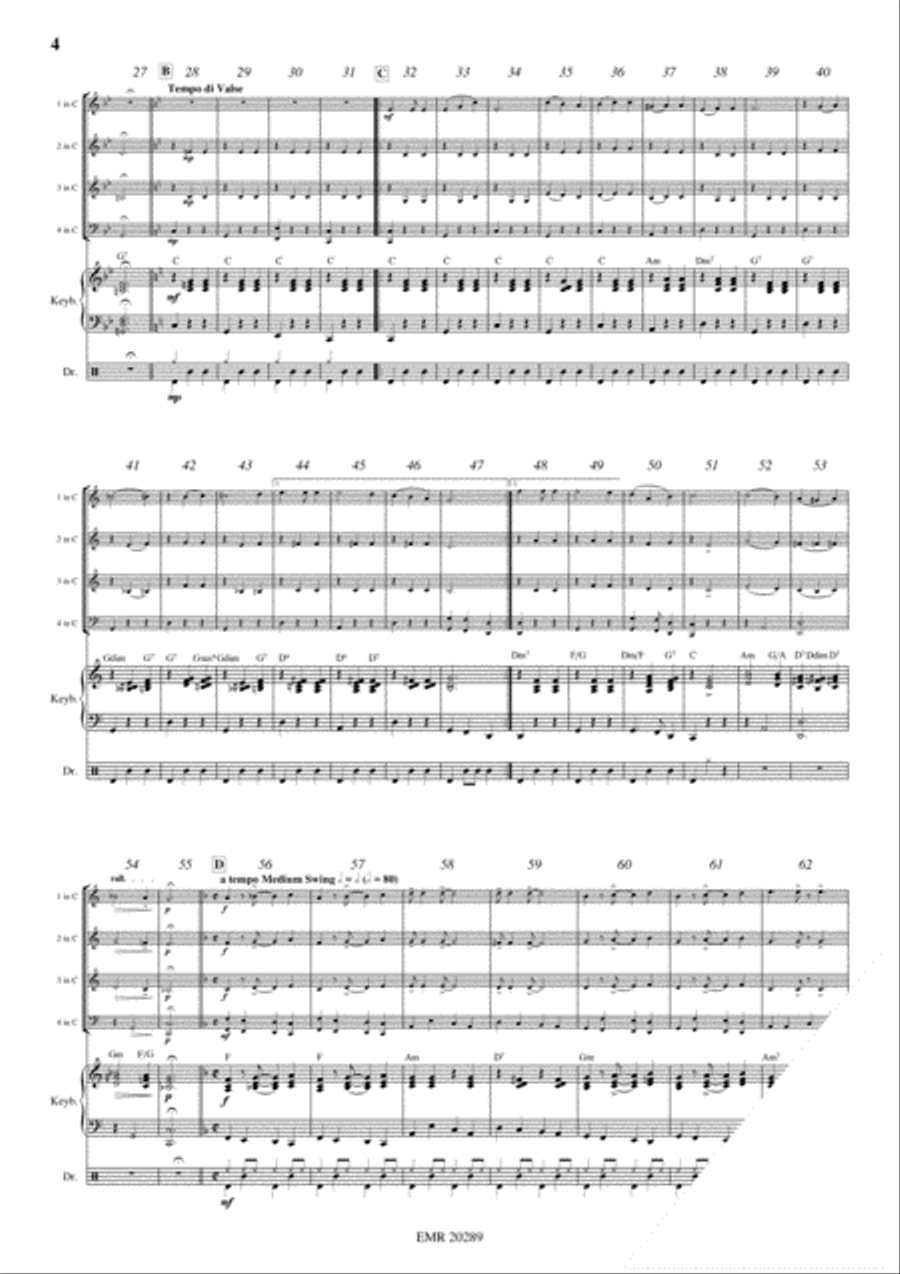 Movie Sequences Movie Sequences Concert Band scores gallery preview page 4