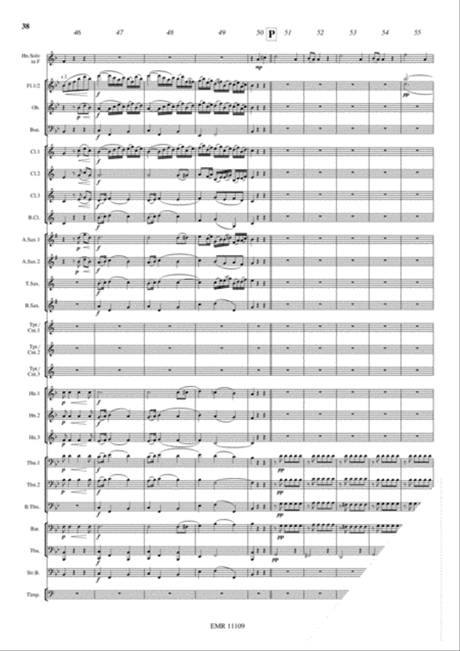 Horn Concerto No. 4 Concert Band scores gallery preview page 14