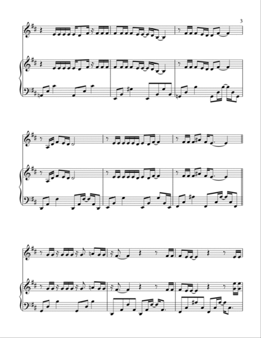 Hotel California Woodwind Duet scores gallery preview page 4