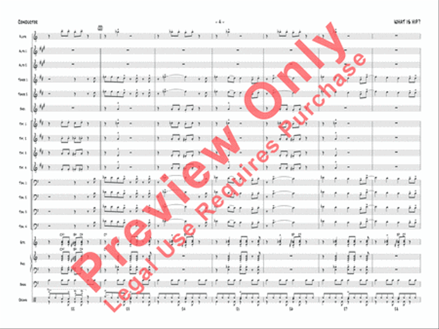 What Is Hip What Is Hip Jazz Ensemble scores gallery preview page 5