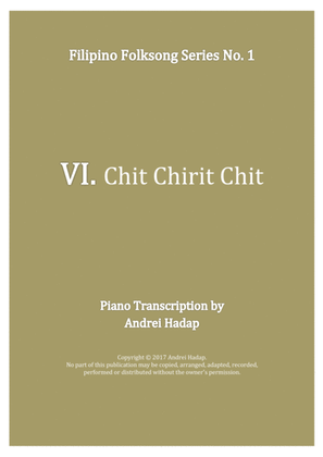 Chit Chirit Chit - arranged for Piano Solo