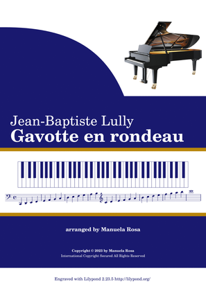 Gavotte en rondeau with chords (Jean-Baptiste Lully)