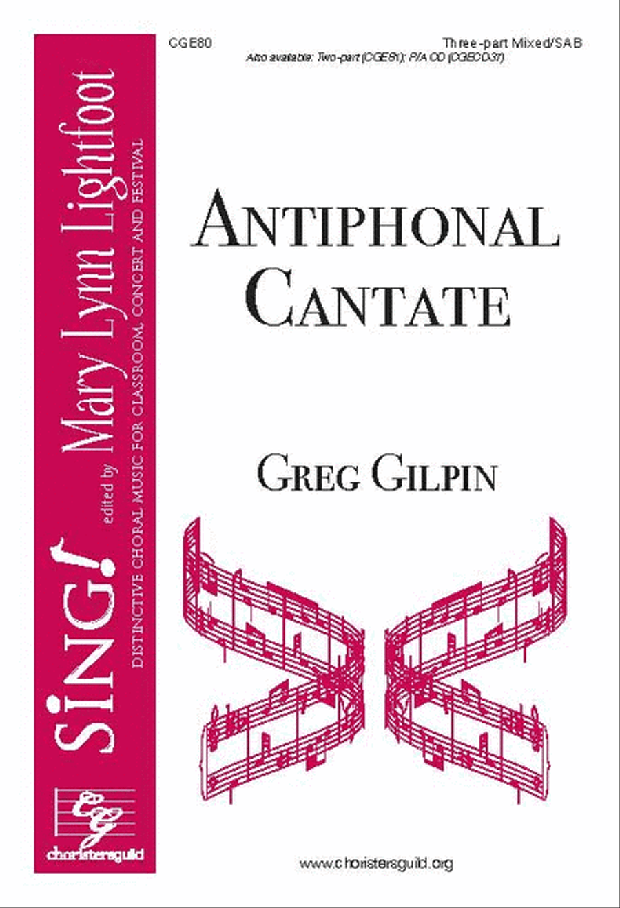 Antiphonal Cantate (Three-part Mixed/SAB) 3-Part scores gallery preview page 1