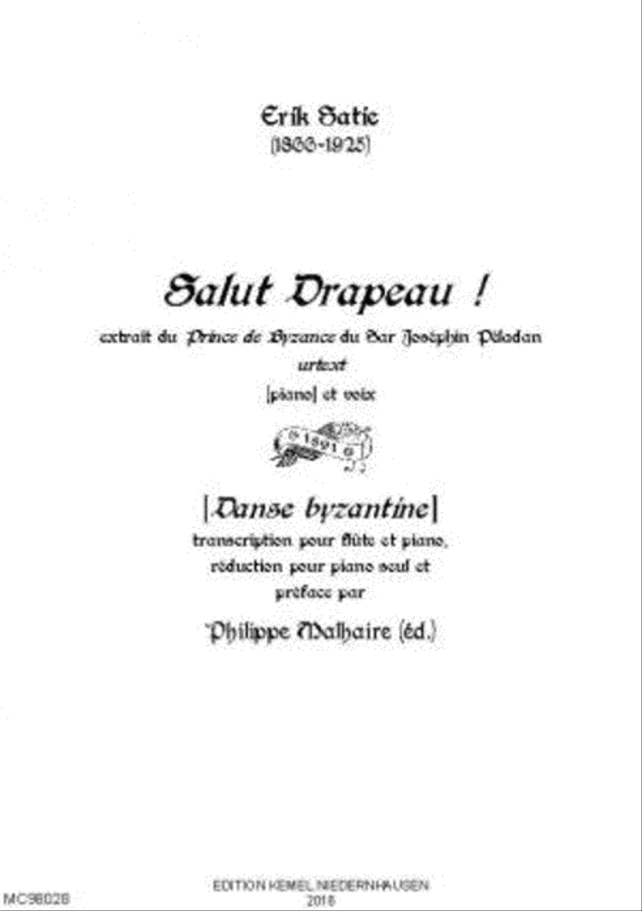 Salut Drapeau! Flute scores gallery preview page 1