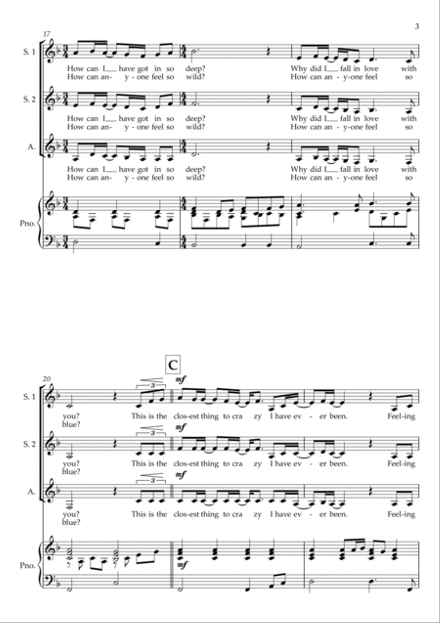 The Closest Thing To Crazy SSA scores gallery preview page 3