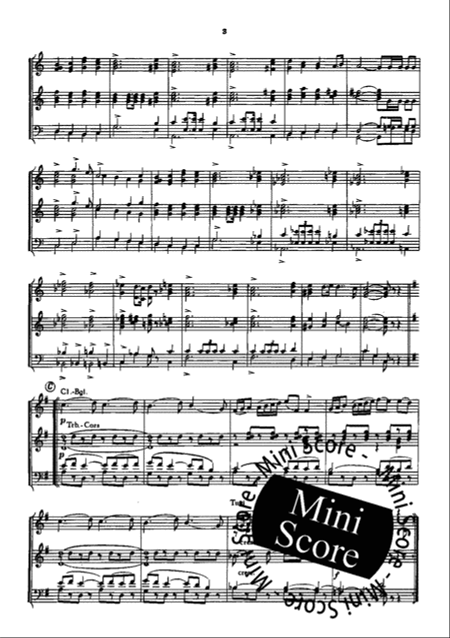 Three Days Three Days Concert Band scores gallery preview page 5