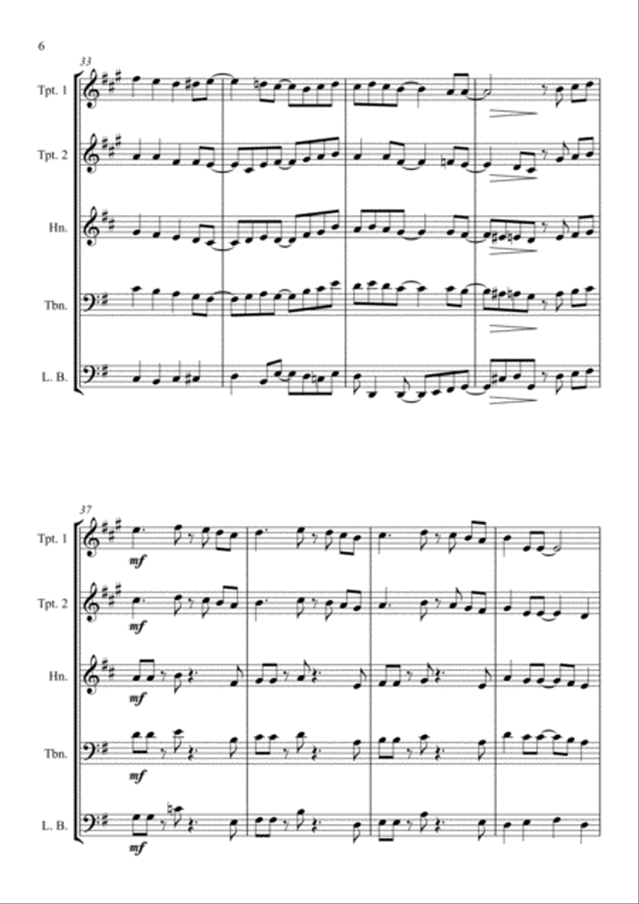 That Christmas Swing Thing - for Brass Quartet That Christmas Swing Thing - for Brass Quartet Brass Quartet scores gallery preview page 6