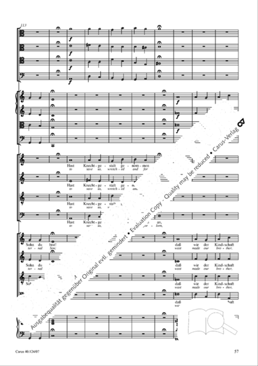 Kyrie in d + Herr Gott, dich loben wir Orchestra scores gallery preview page 58