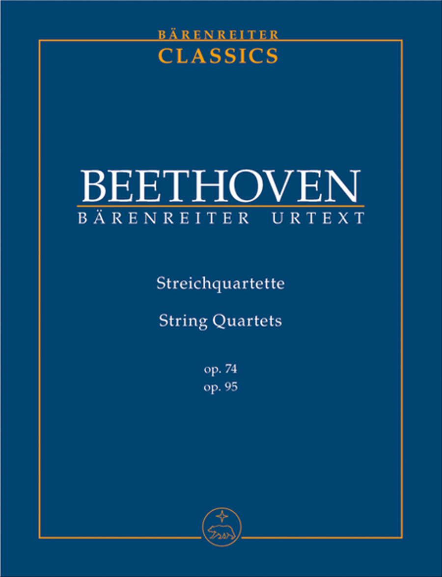 String Quartets op. 74, 95 String Quartet scores gallery preview page 1