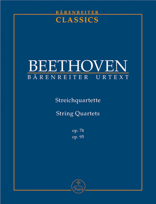 Book cover for String Quartets op. 74, 95