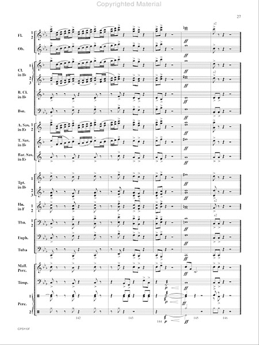 Mystic Portal Concert Band scores gallery preview page 28