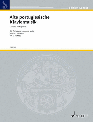 Book cover for Alte portugiesische Klaviermusik