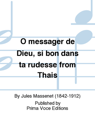 Book cover for O messager de Dieu, si bon dans ta rudesse from Thais