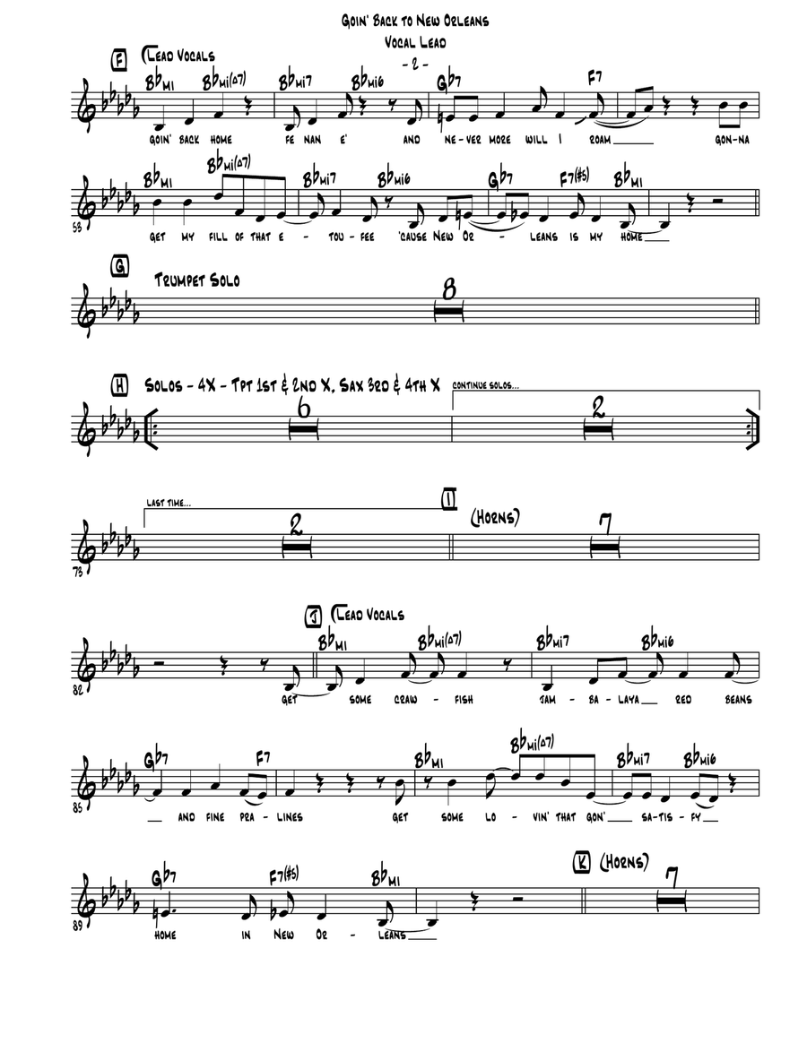 Going Back To New Orleans Large Ensemble scores gallery preview page 3