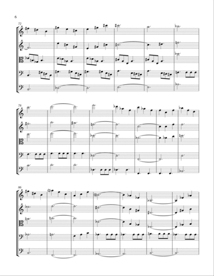 Main Titles String Orchestra scores gallery preview page 6