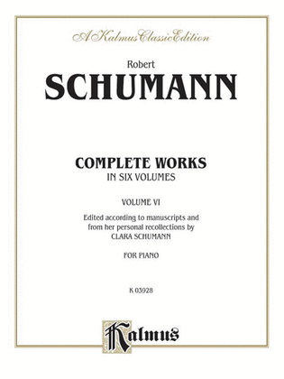 Book cover for Complete Works, Volume 6