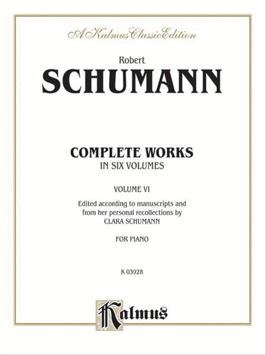 Complete Works, Volume 6