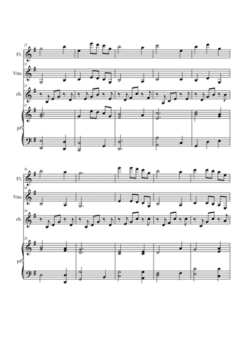 Intermezzo from Cavalleria Rusticana. Quartet image number null
