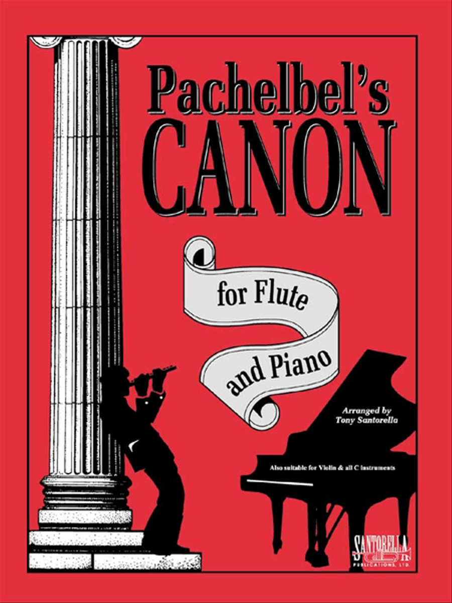 Pachelbel's Canon for Flute and Piano Flute Solo scores gallery preview page 1