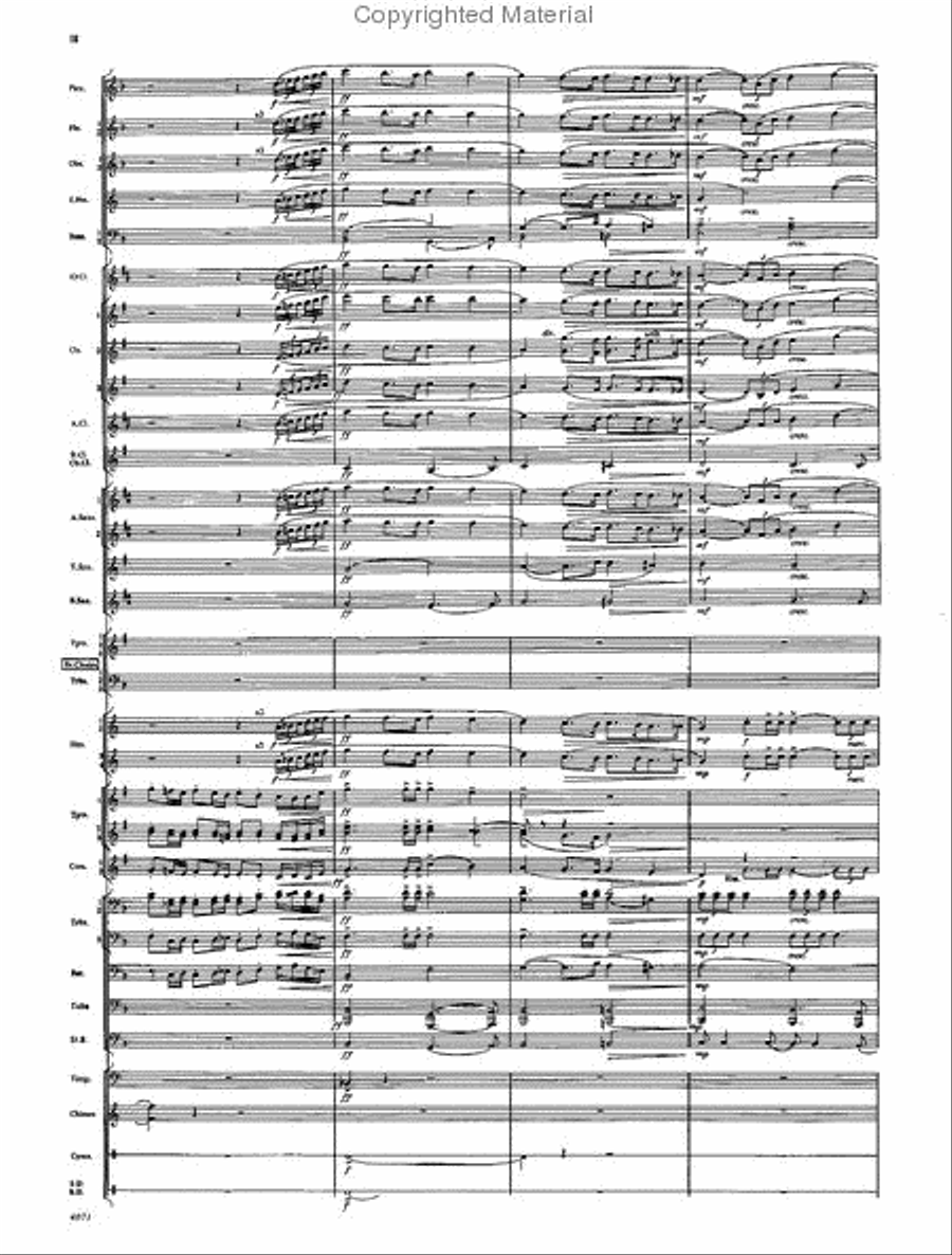 Fourth Suite for Band Concert Band scores gallery preview page 16