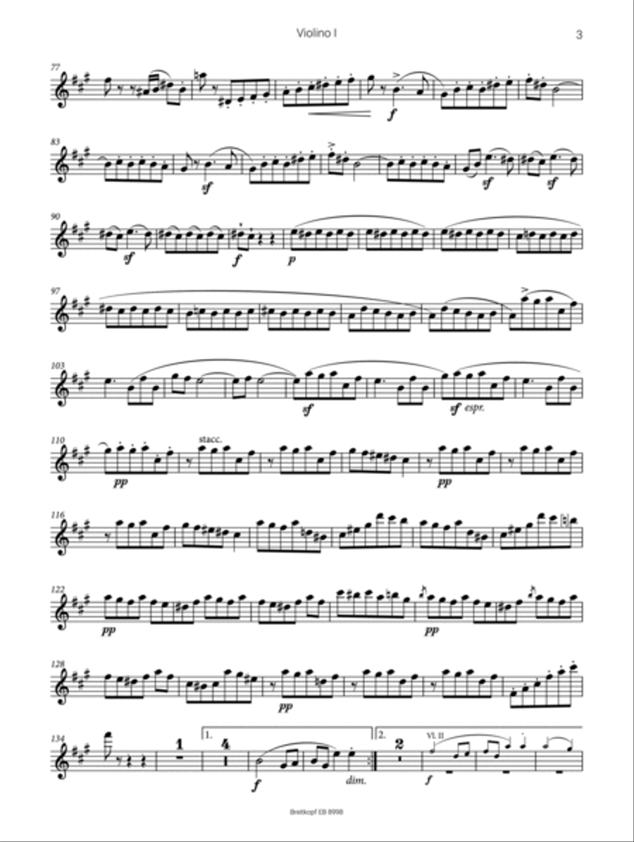 String Quintets Op. 18 MWV R 21, [Op. 87] MWV R 33 String Quintet scores gallery preview page 3