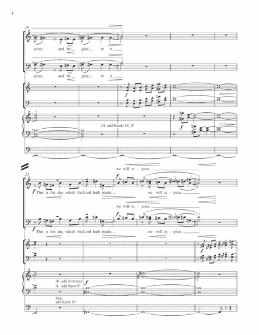 An Easter Introit 4-Part scores gallery preview page 3