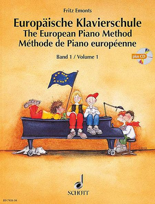 Book cover for The European Piano Method – Volume 1