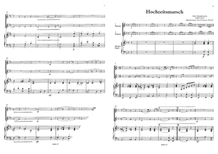 Ave Verum (Mozart) / Trumpet Tune (Purcell) / Hochzeitsmarsch (Mendelssohn) image number null