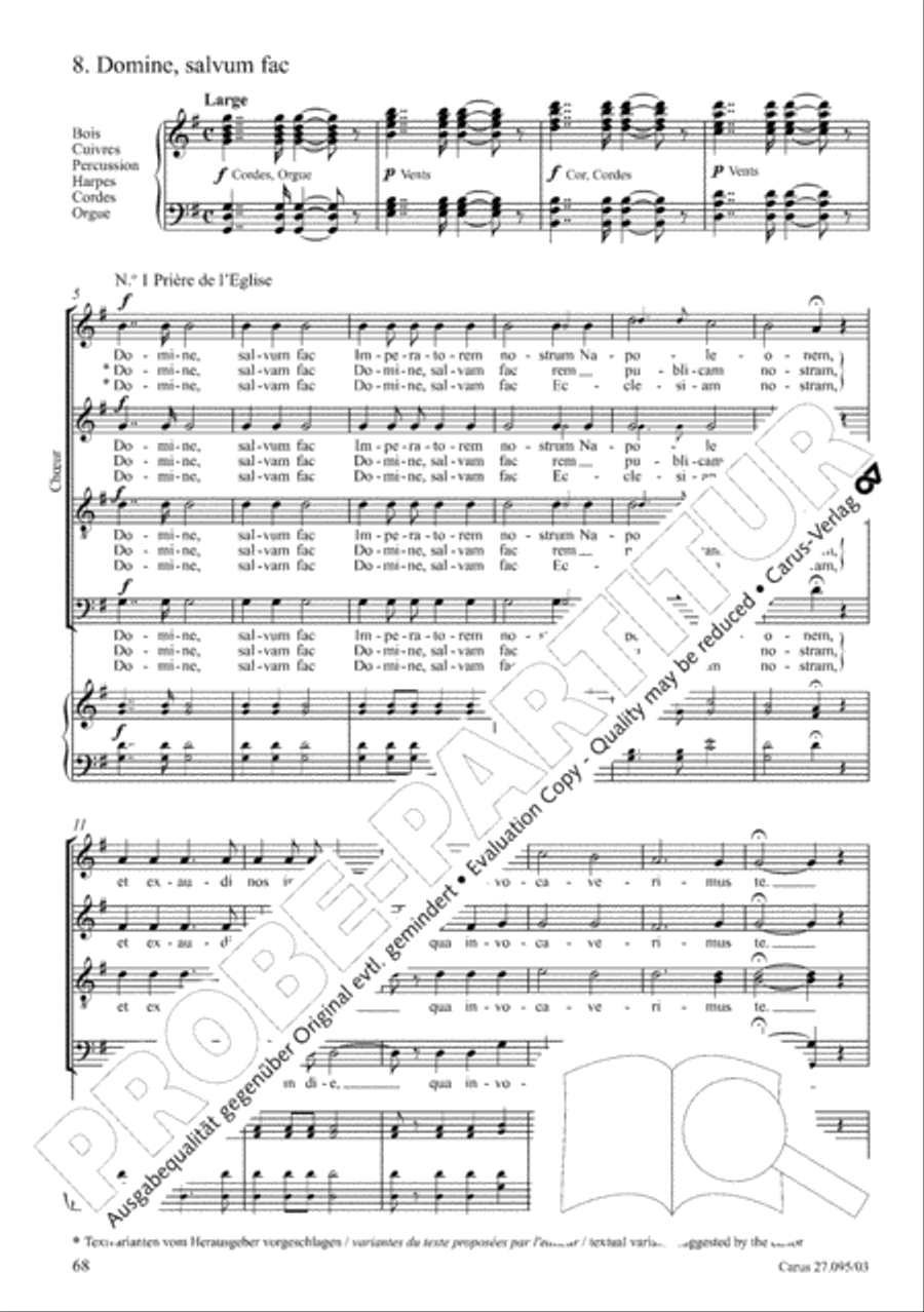 Messe solennelle de sainte Cecile Messe solennelle de sainte Cecile STB scores gallery preview page 69