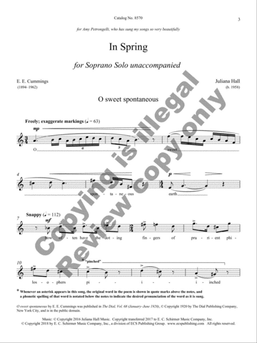 In Spring A Cappella scores gallery preview page 5
