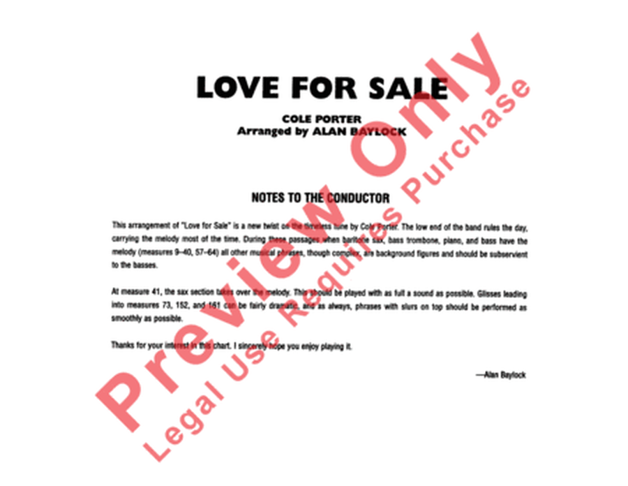 Love for Sale image number null