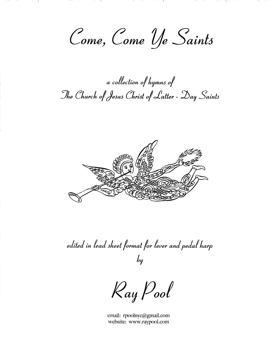 Come, Come Ye Saints Harp scores gallery preview page 1