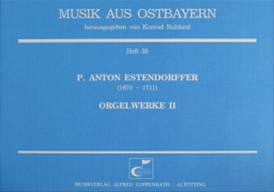 Estendorffer: Orgelwerke II (Organ Works II) Organ Solo scores gallery preview page 1