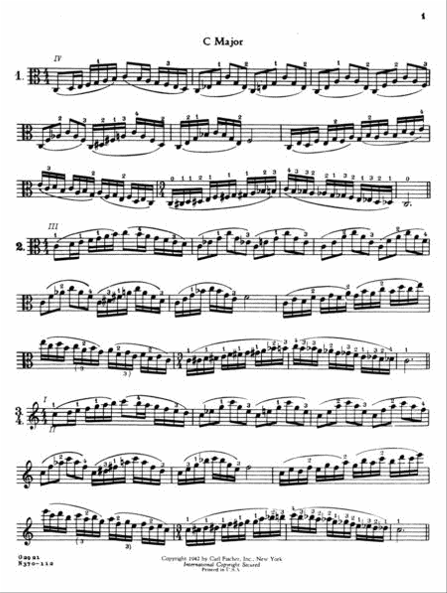 Scale System (for Viola)