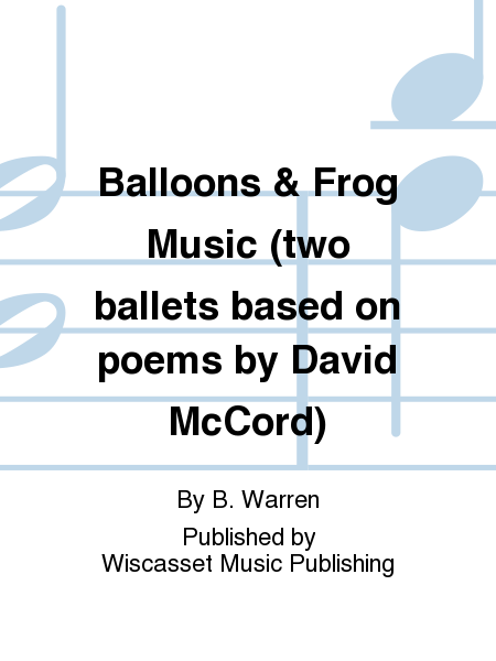 Balloons & Frog Music (piano score)