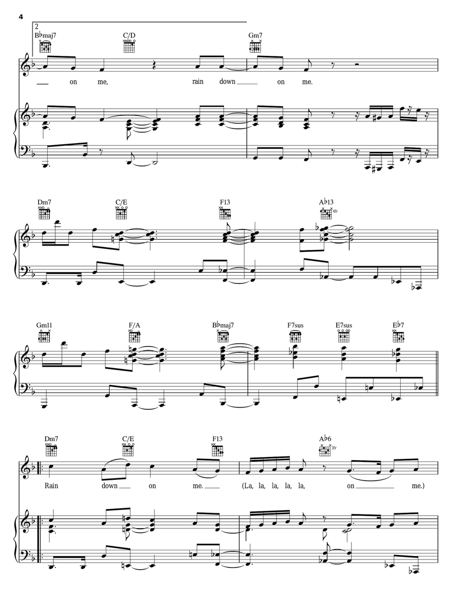 Melodies From Heaven Piano, Vocal, Guitar scores gallery preview page 4