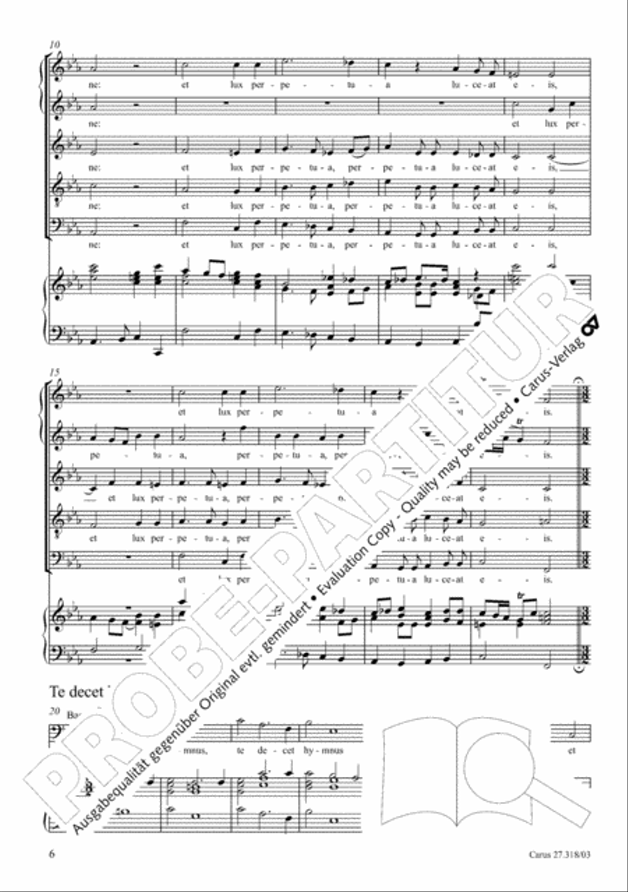 Requiem in F minor SSATB scores gallery preview page 7