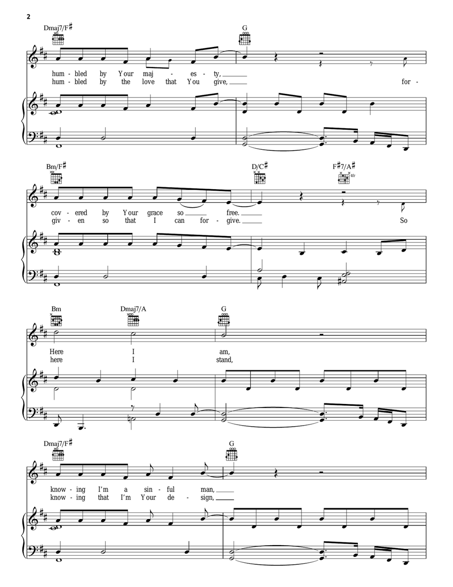 Majesty (Here I Am) Acoustic Guitar scores gallery preview page 2