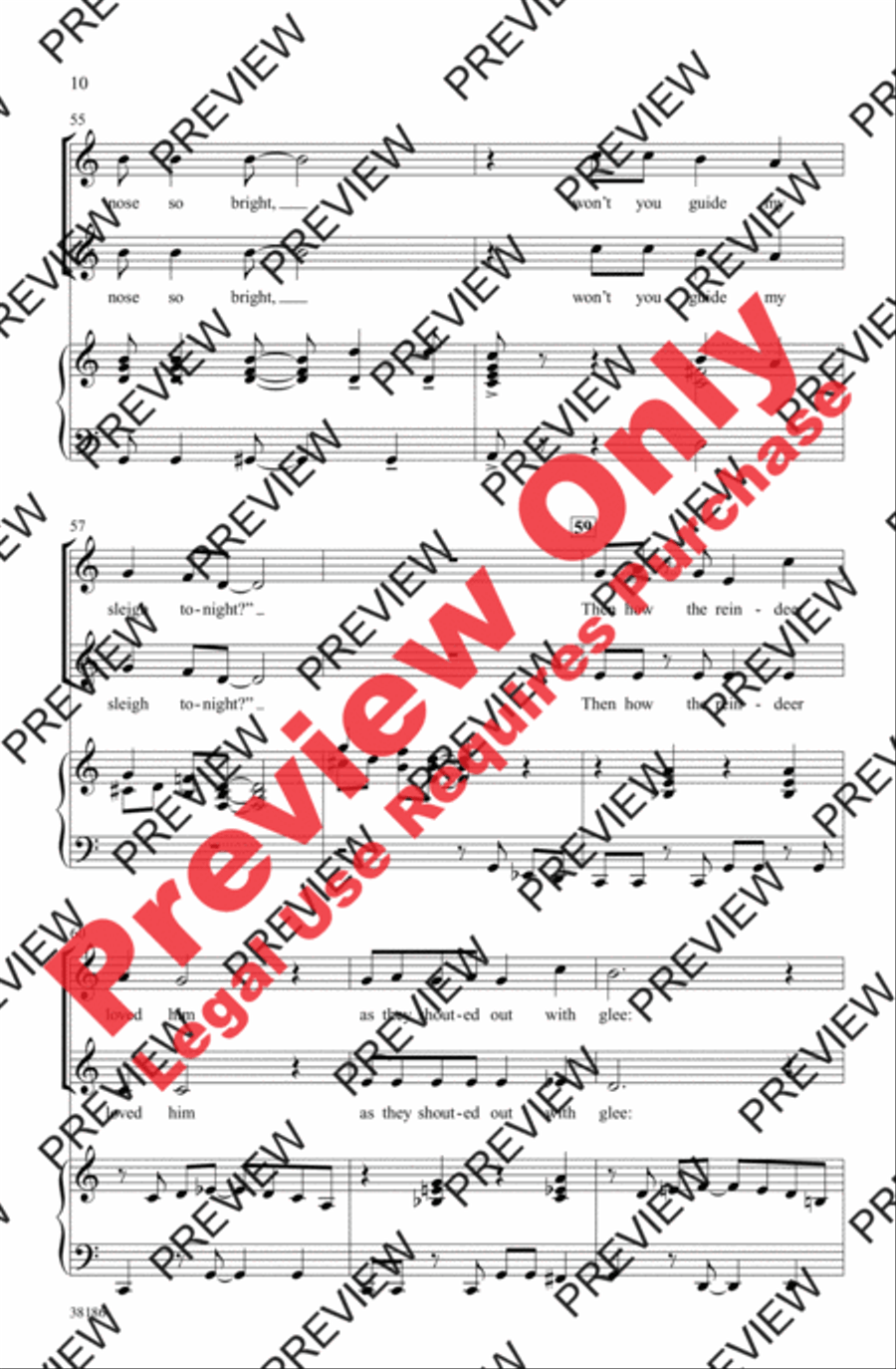 Rudolph, the Red-Nosed Reindeer 2-Part scores gallery preview page 10