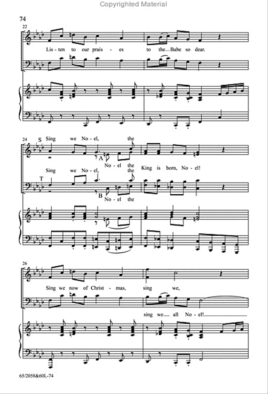 The Christmas Story - SATB Score with Performance CD 4-Part scores gallery preview page 41