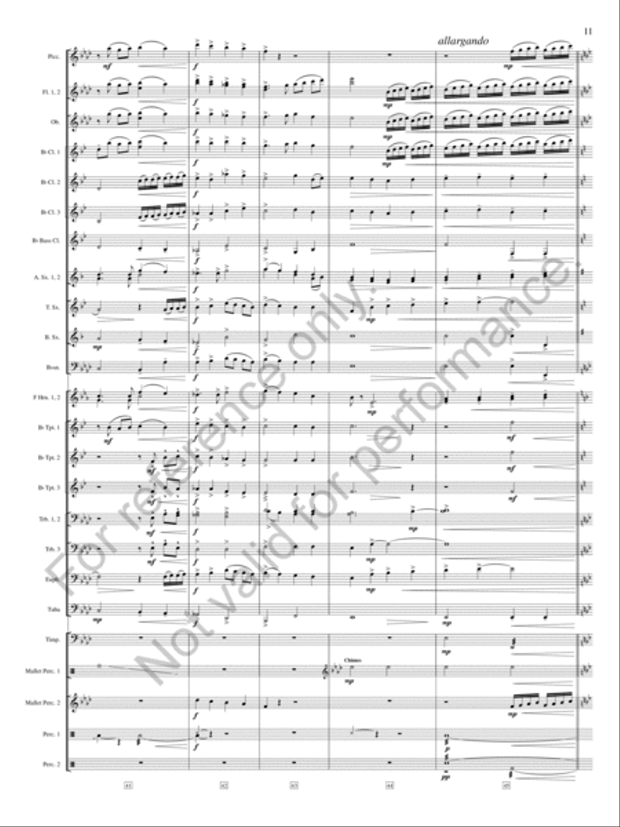 River City Sunset River City Sunset Concert Band scores gallery preview page 12