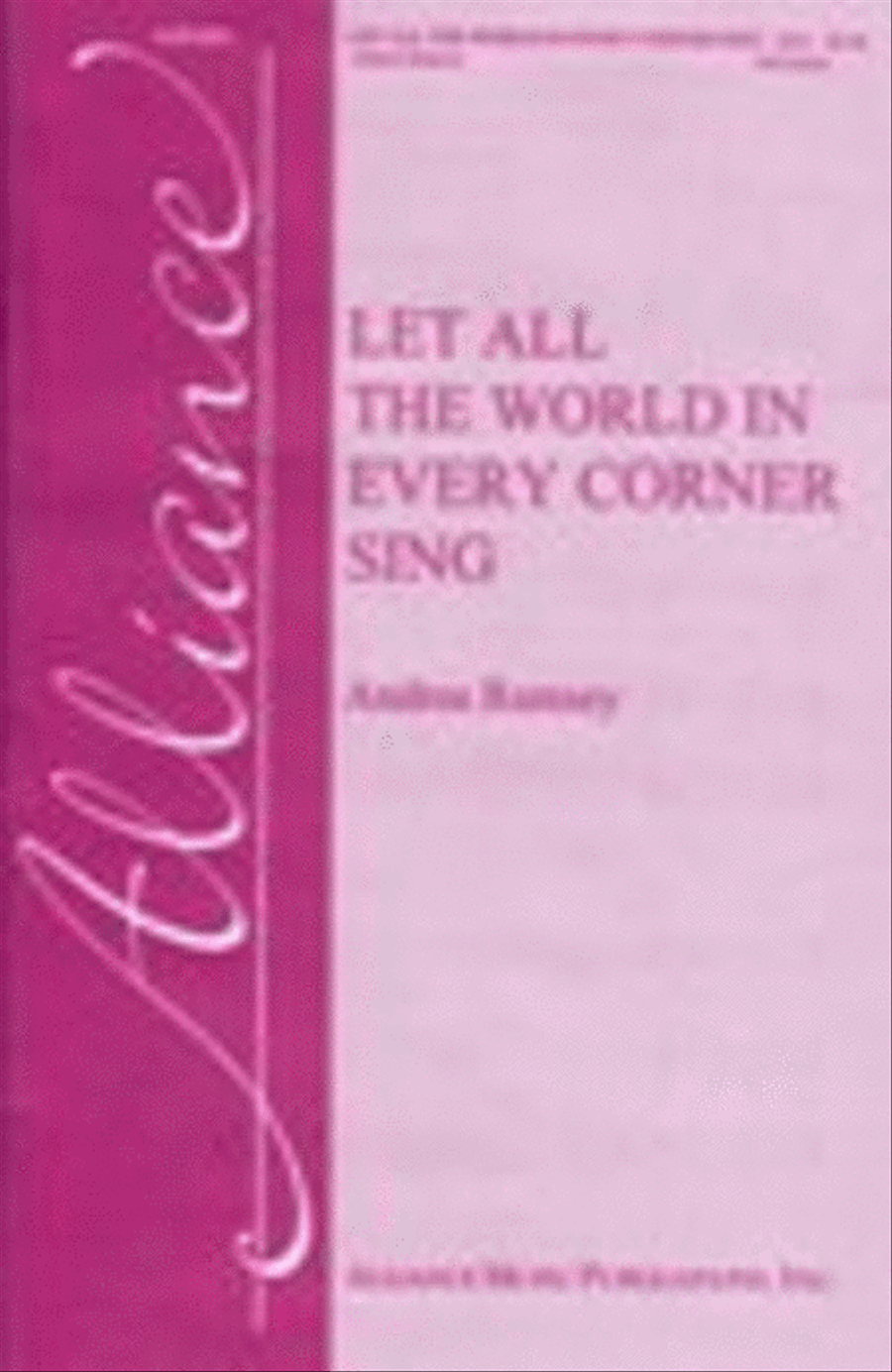Let All the World in Every Corner Sing SSA scores gallery preview page 1