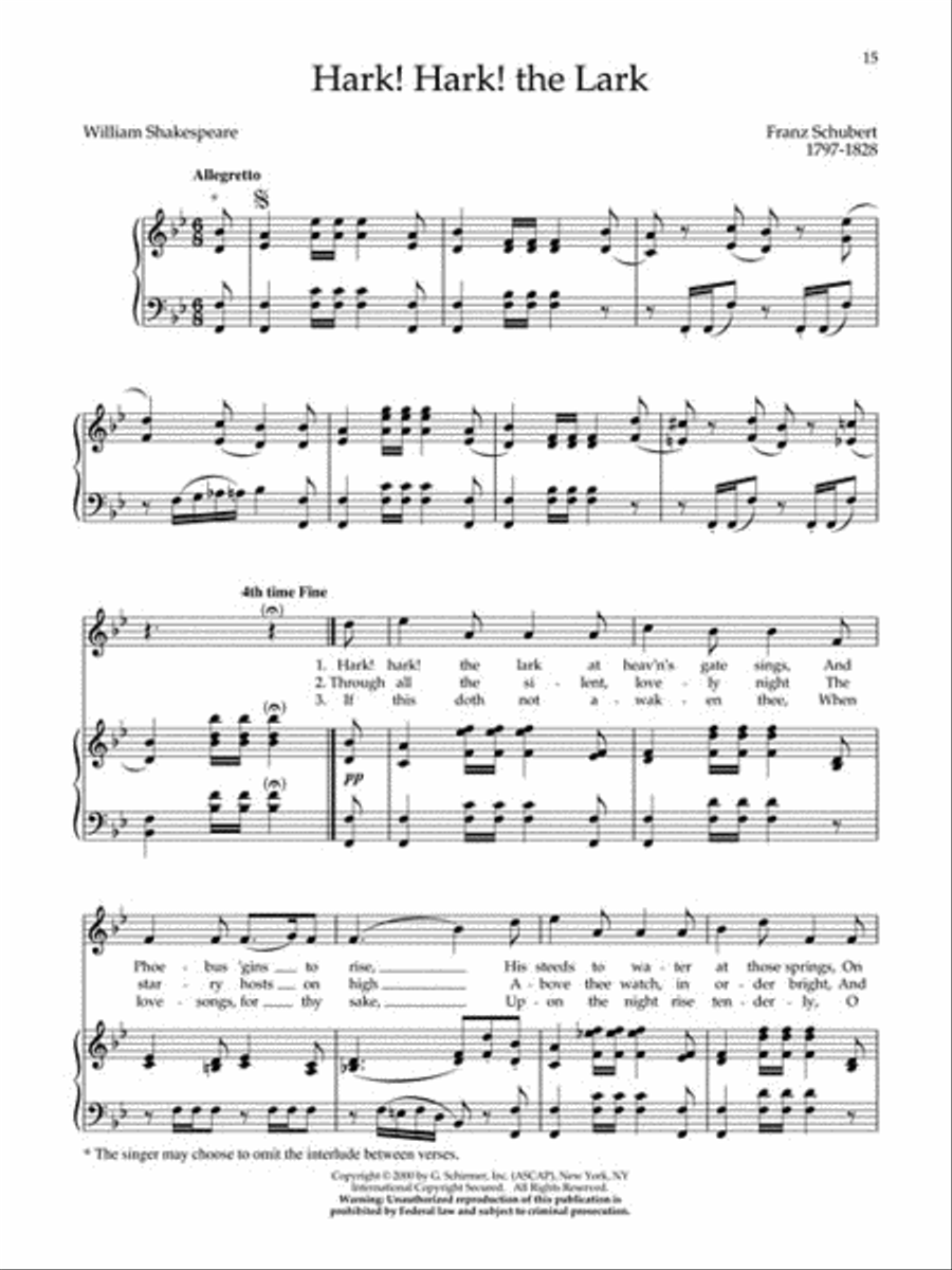 Easy Songs for the Beginning Tenor Voice scores gallery preview page 6