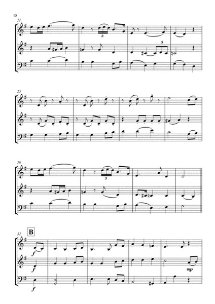 Away In A Manger for string trio (Violin-violin-cello incl. part scores) image number null