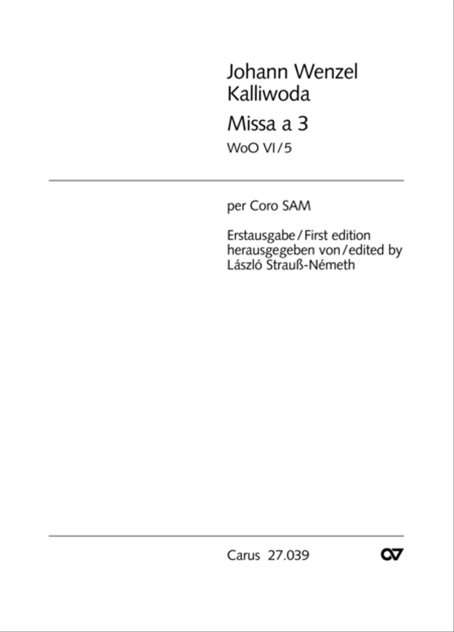 Missa a 3 3-Part scores gallery preview page 2