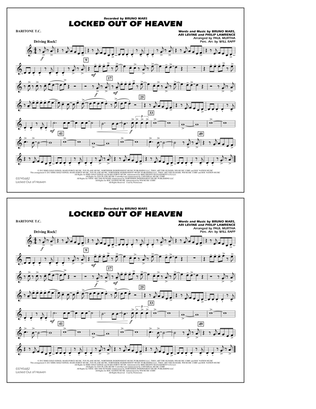 Book cover for Locked Out of Heaven - Baritone T.C.