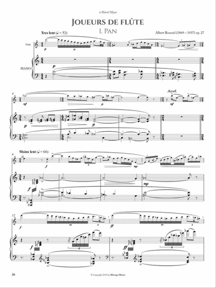 Joueurs de flûte Flute Solo scores gallery preview page 4