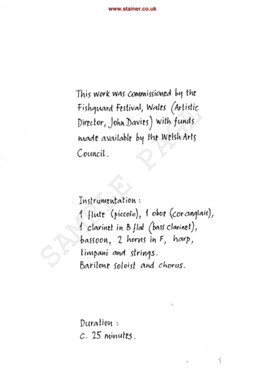 Life's Unquiet Dream. Vocal Score 4-Part scores gallery preview page 2