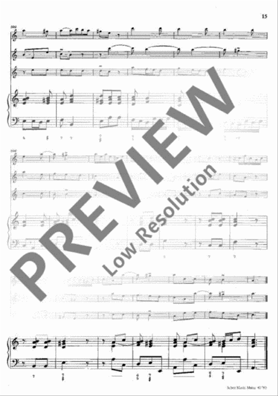 Sonata A minor String Orchestra scores gallery preview page 20